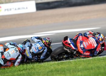 Marini recovers to fifth with podium tempo in fiery Indonesian GP