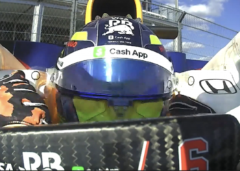 Isack Hadjar punches himself after main USGP qualifying smash