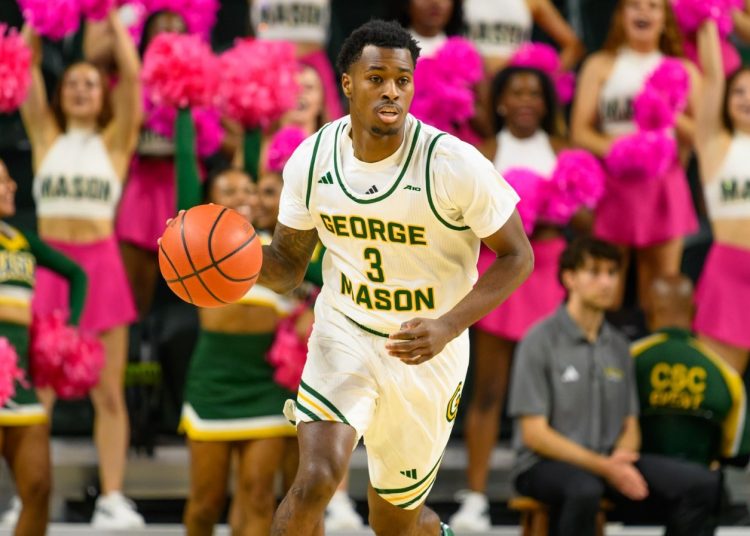 George Mason males survive Winthrop in high-scoring shootout